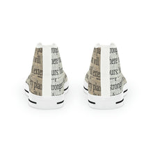 Load image into Gallery viewer, Men's High Top Sneakers "Everywhere your feet touch"