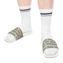 Load image into Gallery viewer, Men's Slide Sandals "Everywhere your feet touch"