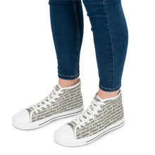 Load image into Gallery viewer, Women&#39;s High Top Everywhere your feet touch
