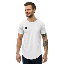 Load image into Gallery viewer, Men&#39;s Curved Hem T-Shirt logo
