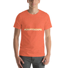 Load image into Gallery viewer, Short-Sleeve Unisex T-Shirt Crypto gospel
