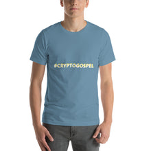 Load image into Gallery viewer, Short-Sleeve Unisex T-Shirt Crypto gospel
