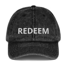Load image into Gallery viewer, Vintage Cotton Twill Cap REDEEM EDITION
