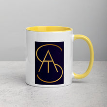 Cargue la imagen en el visor de la galería,Mug with Color Inside &amp; logo

