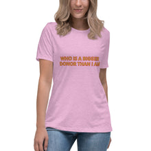 Cargue la imagen en el visor de la galería,Women&#39;s Relaxed T-Shirt - Donor
